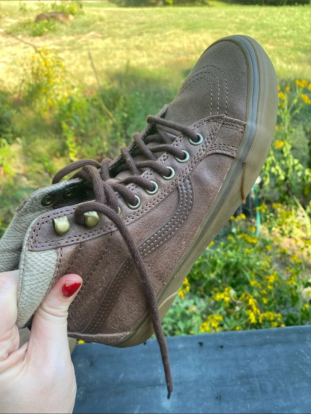Vans Brown High-Top Casual Boots